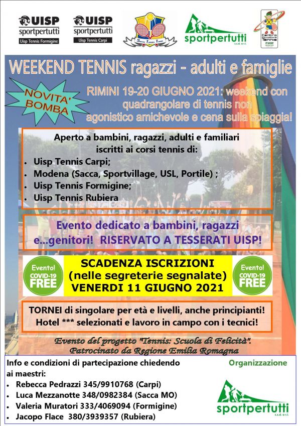 tennis weekend rimini